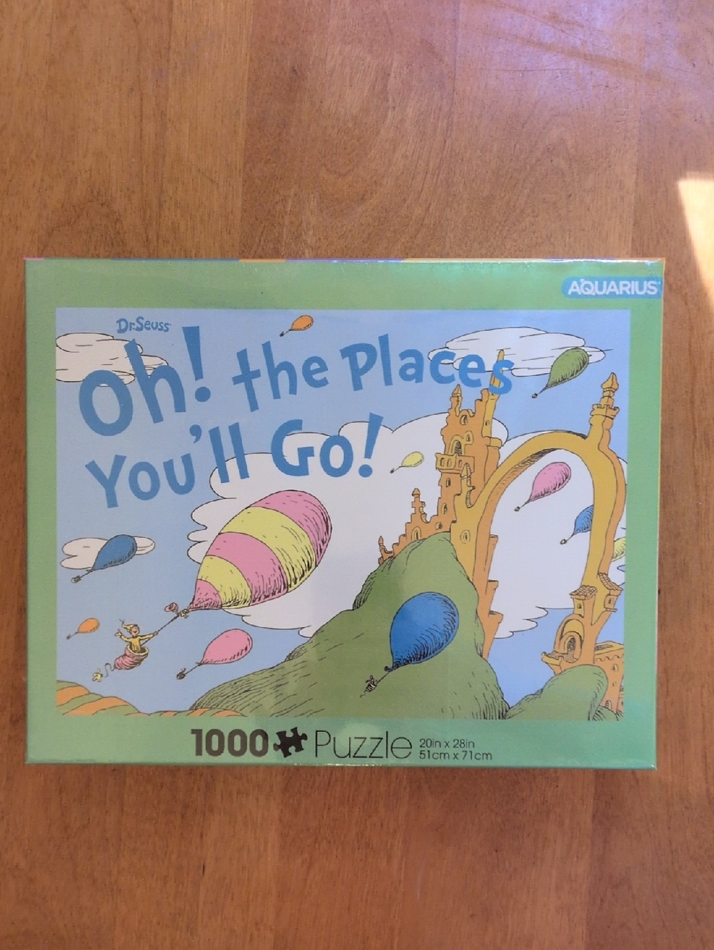 Dr. Seuss "Oh, the Places You'll Go!" 1000 Piece Puzzle